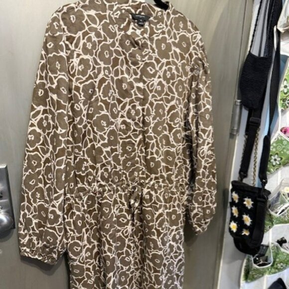 Retro Boho Voile floral Mini Shirtdress - Picture 10 of 16